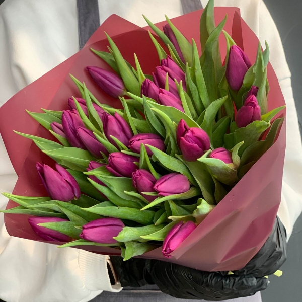 Букет тюльпанов "Виолет"