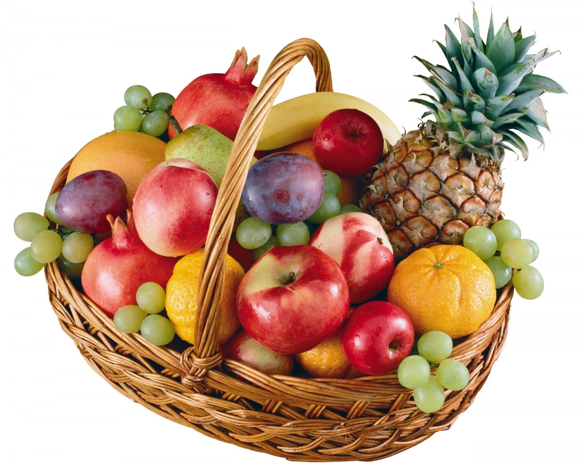 Фото корзины с фруктами для покупки