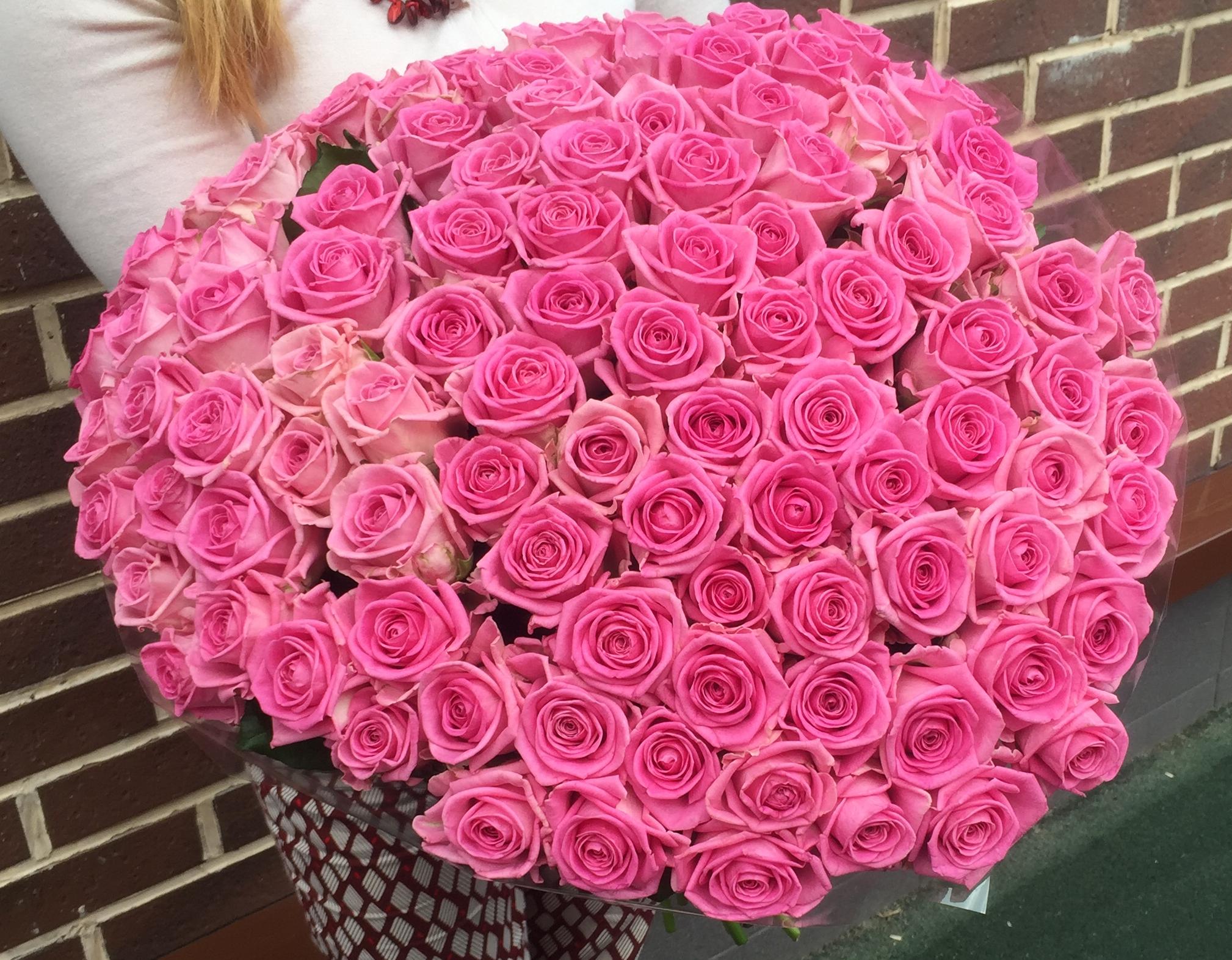 Фото красивых 55 роз от ЦБ