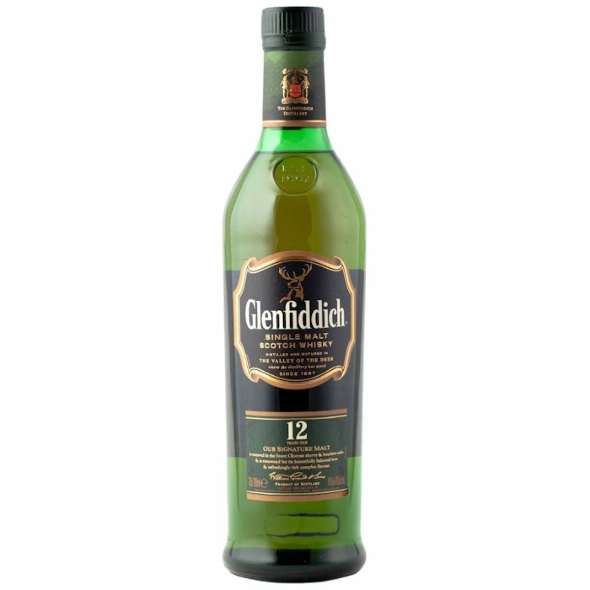 Виски односолодовый Glenfiddich 12 лет 0,7 л 