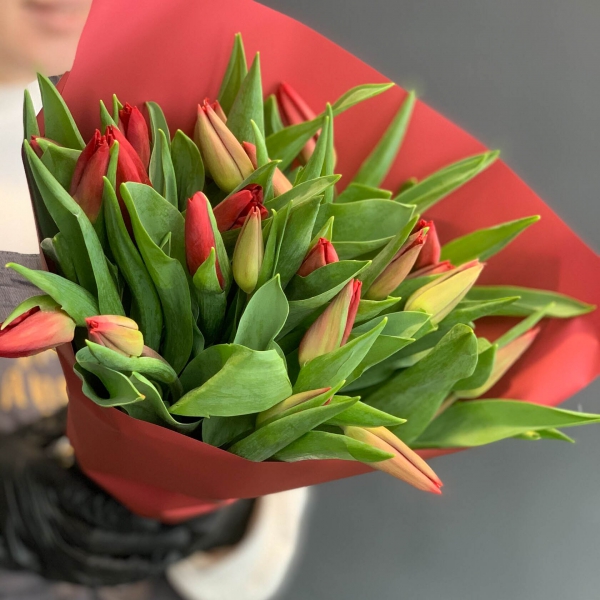 Букет тюльпанов "Кунг-Фу". Фото 2