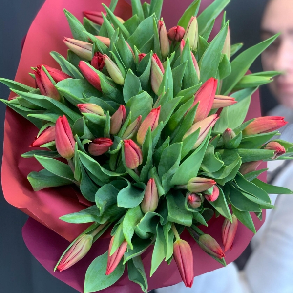 Букет тюльпанов "Кунг-Фу". Фото 4