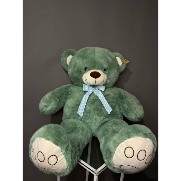 Мягкая игрушка "Большой зелёный медведь". Фото 1